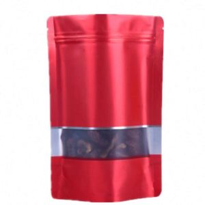 Sacs alimentaires refermables mats extra épais anti-humidité avec fenêtre 9x13x3cm – Pack promotionnel - Product Image 3
