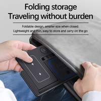 Station de charge sans fil pliable de voyage multifonctionnelle magnétique compacte 3 en 1 15W Chargeur de téléphone sans fil