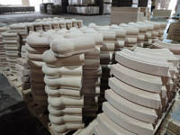 7221 Embout de quinze-quarts de tour à 90 degrés pour main courante en bois, design traditionnel, installation facile, pour tous types d'escaliers et de balcons