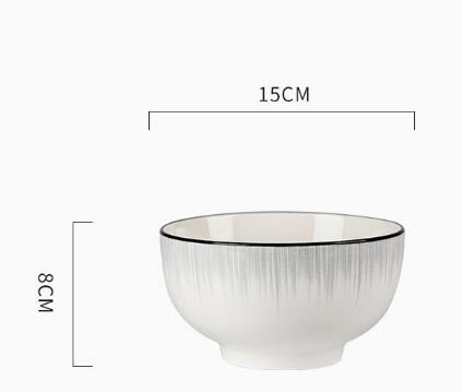 bol gris de 6 pouces