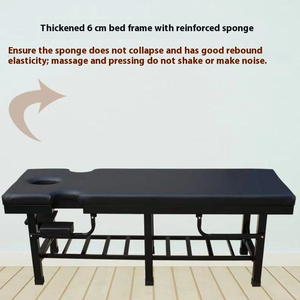 Cama de belleza y masaje de seis patas de alta densidad-Muebles multifuncionales ajustables para salas de fisioterapia de spa y Hospital - Product Image 2