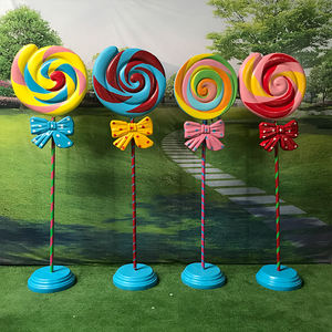 Accessoire <span class=keywords><strong>géant</strong></span> <span class=keywords><strong>en</strong></span> fibre de verre <span class=keywords><strong>en</strong></span> forme de beignet / Figurines pour confiserie / Accessoires géants <span class=keywords><strong>en</strong></span> mousse pour confiserie / crème glacée / Statue - Product Image 5