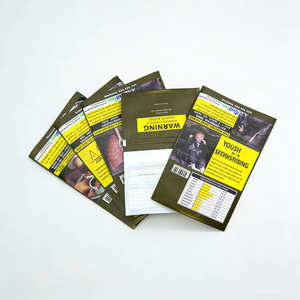 Sac à cigarettes personnalisé en plastique PET de qualité alimentaire de 10 g, résistant à la chaleur, anti-odeurs, avec fermeture éclair pour l'emballage alimentaire - Product Image 2