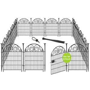 Recinzione per Cani Senershuo in Metallo Resistente, 16 Pannelli 32"H X27"L, Barriera Temporanea da Esterno Facile da Montare e Riutilizzabile per Giardino - Product Image 1