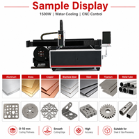 Découpeuse laser à fibre Shandong Chenmai 1500W pour plaques et tubes, 1500x3000mm, capable de découper différentes plaques et profilés métalliques