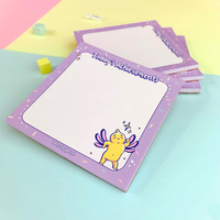Personnalisé personnalisé de mode coloré diy 3d bloc-notes et note collante pour scrapbooking