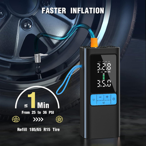 <span class=keywords><strong>Gonfleur</strong></span> de pneus <span class=keywords><strong>universel</strong></span> portable pour voiture, pompe à air électrique numérique intelligente 6000mAh pour pneus de voiture et moto - Product Image 2