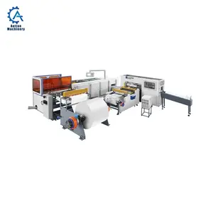 Máquina automática de embalaje de papel y servilletas, equipo de alta eficiencia para molino de papel