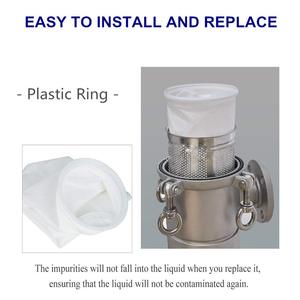 <span class=keywords><strong>Pp</strong></span> PE PTFE Lọc vớ 0.1 0.45 5 10 100 300 micron Polypropylene lọc chất lỏng túi cho lọc nước - Product Image 5