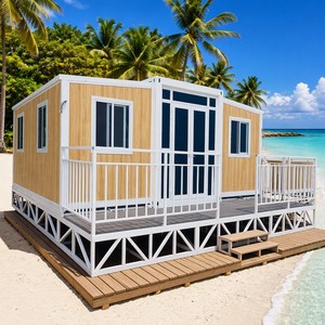 บ้านคอนเทนเนอร์พับได้ SUNRISE ติดตั้งง่าย ขนาด 20 ฟุต แบบขยายได้สำเร็จรูป - Product Image 1
