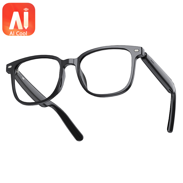 AI Smart Translation Glasses 150+ Languages Wireless Audio UV Protection Outdoor Wearable Glasses Bulk Wholesale OEM GL01