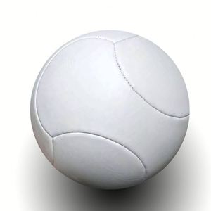 Ballon de football en PVC/PU blanc vierge, écologique, durable, de haute qualité, épaisseur 2,6 mm, poids 360-380g, vente en gros d'usine - Product Image 5