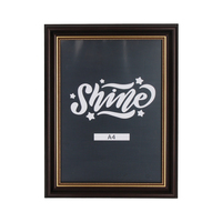 Jinn Home - Marco de Fotos Vertical Cuadrado de Madera de Roble Ligero, Diseño Moderno Hecho a Mano, Personalizado con Grabado Láser