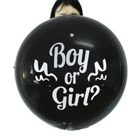 Vente en gros directe d'usine de ballons en latex pour la décoration de fête de révélation du sexe