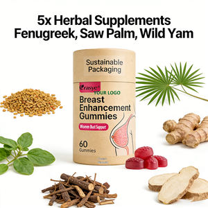 Gomas para Aumento de Seios OEM/ODM para Mulheres, Suplementos Herbais Naturais com Fenugreek e Saw Palmetto - Product Image 5