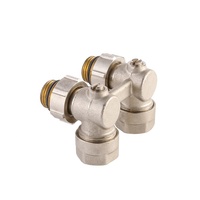 Robinet thermostatique moderne en laiton de type H pour radiateur, pour appartement