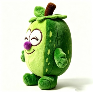 Peluche de guayaba personalizable, Peluche de fruta verde, Peluche de fruta, Peluche de guayaba, Peluche de fruta tropical - Product Image 1