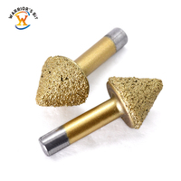 Mèches de gravure sur marbre CNC personnalisées de Warrior 60 90 120 mèches de pierre de granit diamant avec revêtement Altin Support ODM et OEM