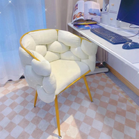 Fauteuil Bulle de Luxe, Tabouret de Maquillage au Design Moderne, Chaise de Coiffeuse pour la Maison, la Chambre, le Bureau, le Salon, pour le Nail Art, Chaise Bread
