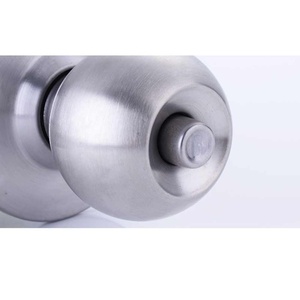 <strong>Door</strong> Handle <strong>Knobs</strong> Universal Stainless Steel Lock Locks Hardware Accessories With Three Keys Household Gear Black - Product Image 6