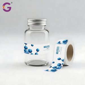 Custom Vial Peptide <strong>Labels</strong> Roll Waterproof Durable Refrigeration-able Packing <strong>Labels</strong> for 3ml Bottels Custom Stickers logo - Product Image 3