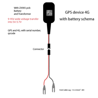 Rastreador GPS 4G LTE DC 9V-95V Dispositivo de Seguimiento GT06 Fácil de Instalar Antirrobo para Laptop TV Auto Vehículo Ebike Motocicleta con APP Gratuita