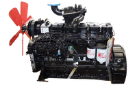 Moteur complet diesel Guangzhou Excavator 6BT5.9 6BT avec démarrage électrique et refroidissement par eau pour