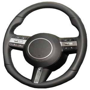 Modelo personalizado 38CM cuero de microfibra cubierta del <span class=keywords><strong>volante</strong></span> del coche para <span class=keywords><strong>Hyundai</strong></span> Sonata Kona <span class=keywords><strong>Tucson</strong></span> 2023 2024 2025 - Product Image 2