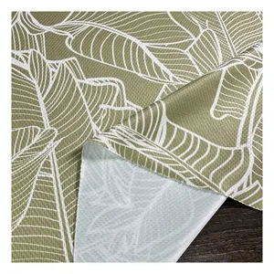 The factory outlet tropical leaf of japanese banana design digital printed high end dry fit fabric polyester for clothing