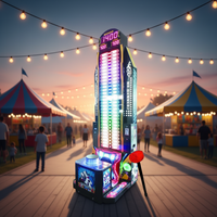 Elong Amusement Équipement Sportif Intérieur Arcade King Hammers Jeu de Boxe à Monnayeur 110/220V Prise EU pour un Joueur