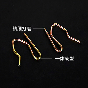 Stainless Steel Pointed <b>Hook</b> <b>Curtain</b> Accessories Curved Shape Rust Resistant For Suspension <b>Curtains</b> - Product Image 4