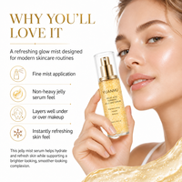 OEM ODM Ferahlatıcı Kojik Asit Zerdeçal Vita Jöle Mist Serum Nemlendirici Parlatıcı Yüz Spreyi
