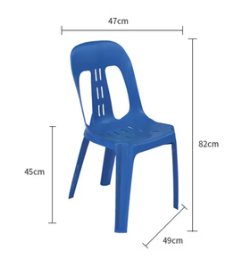Daire giriş spor salonu veya dış kullanım için zarif dış mekan yemek masası ve sandalye seti geri dönüştürülebilir plastik düğün sandalyeleri - Product Image 6