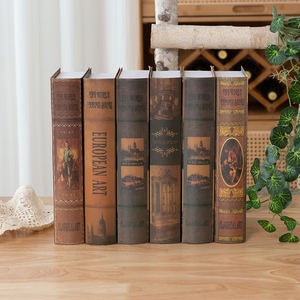 Vente <span class=keywords><strong>en</strong></span> gros d'étagères décoratives rétro de style europé<span class=keywords><strong>en</strong></span> Livres d'imitation Livres d'accessoires de photographie photo pour Pâques Prix bas - Product Image 3