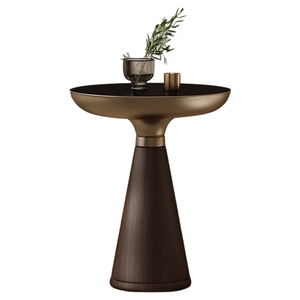 Hiện đại sang trọng bên bảng cho Bàn cà phê nhỏ rắn gỗ thiết kế có thể điều chỉnh Tempered Glass đồ nội thất phòng khách - Product Image 5