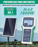 Multimeter Digital Panel Surya Fotovoltaik MPPT yang Dapat Mengukur Tegangan dan Arus, NCEL EY1800w Plastik