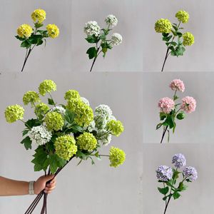 Arreglo <span class=keywords><strong>de</strong></span> Flores <span class=keywords><strong>Artificiales</strong></span> <span class=keywords><strong>de</strong></span> Hortensia <span class=keywords><strong>de</strong></span> Seda, Flor Pequeña <span class=keywords><strong>de</strong></span> Bola <span class=keywords><strong>de</strong></span> Nieve, Decoración para el Hogar, Bodas, Paisajismo al Aire Libre, Decoración <span class=keywords><strong>de</strong></span> Salas <span class=keywords><strong>de</strong></span> Exhibición - Product Image 2