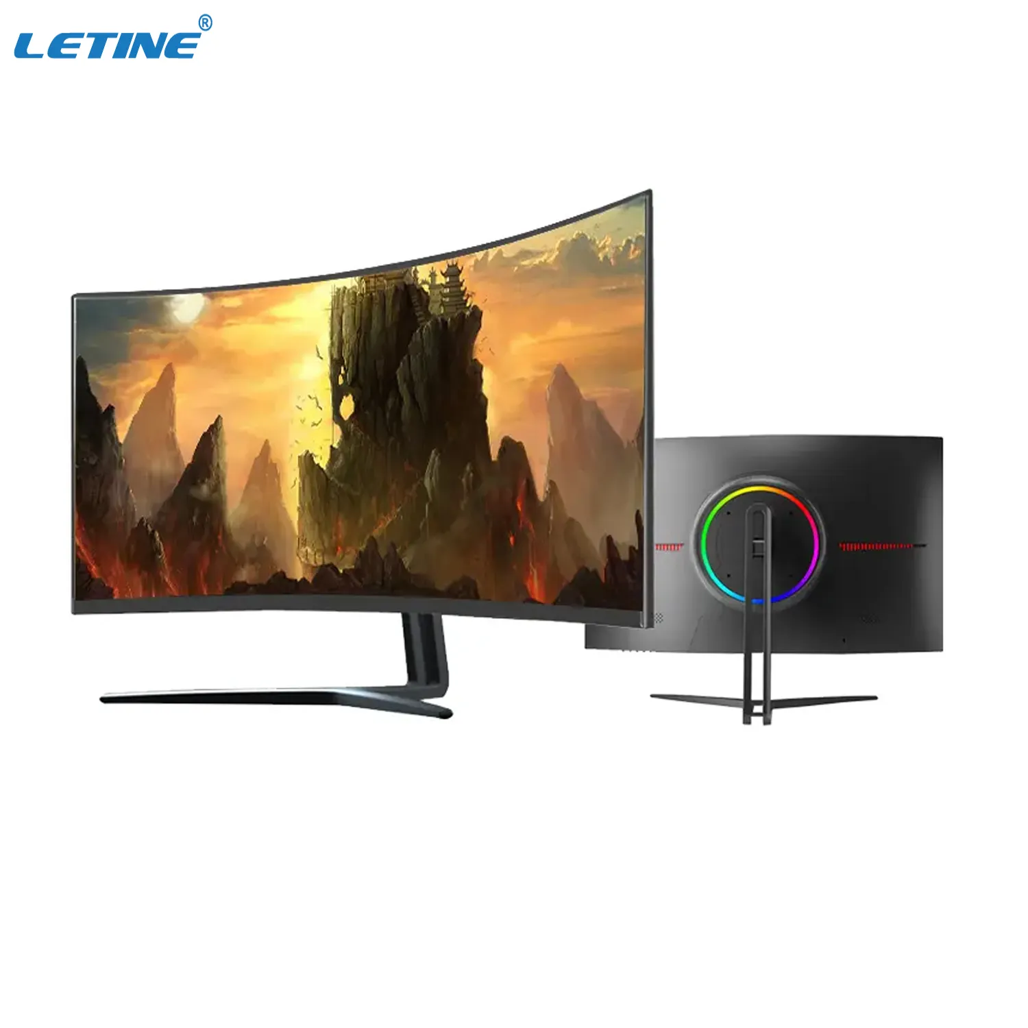 Độ phân giải cao màn hình cong màn hình 24 27 32 34 inch IPS LED LCD Monitor 144Hz 165 Hz chơi game máy tính màn hình hiển thị