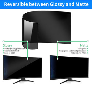 Protecteur d'écran de confidentialité anti-espion pour moniteur à écran incurvé, <span class=keywords><strong>filtre</strong></span> à lumière bleue pour ordinateur de 17 à 27 pouces - Product Image 3