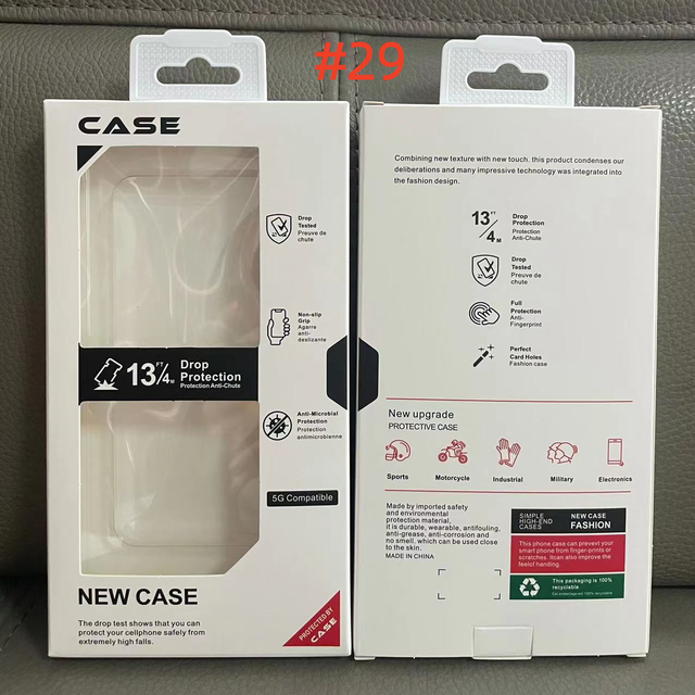Wholesale Paper Packaging for Samsung Mobile Phone Cases for Consumer Electronics Accessories for iPhone Retail Box Packaging