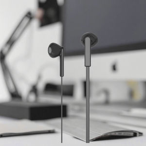 אוזניות In-Ear חוטיות מסוג USB C עם לוגו בהתאמה אישית, מיקרופון, סאונד סטריאו, בקרת עוצמה, כבל באורך 1.2 מטר, צבעים בהתאמה אישית לשיחות טלפון - Product Image 3