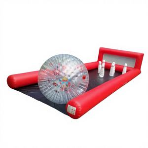 Boule de bowling géante d'extérieur - Jeu gonflable amusant, location de fête interactive pour enfants et adultes - Product Image 1