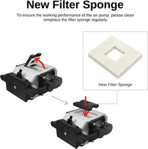 Kit de pompe à air assisté par laser pour machine de gravure ou de découpe, débit d'air réglable max. 26 L/min, pompe d'assistance à l'air - Product Image 3