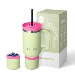 Bán buôn 40oz thép không gỉ chân không cách điện Tumbler với xử lý du lịch Mug thân thiện với môi nâng cấp chân không cách điện du lịch - Product Image 4