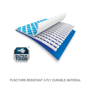 <span class=keywords><strong>Piscine</strong></span> hors sol rectangulaire facile à installer pour la maison, le jardin, ou l'arrière-cour, 86"L*59"W*23"H, en PVC - Product Image 3