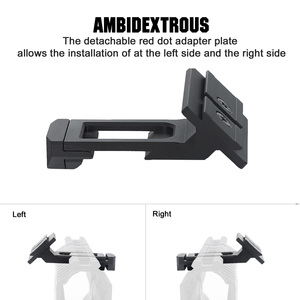 Supporto Ottico Offset a 45 Gradi Ohhunt con Piastra Adattatrice per Mirino Red Dot - Product Image 3