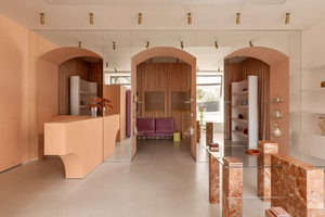 Custom Retail Store Fixtures: Modern Shoe Display Racks & Handbag Shop Interior Design Services - Product Image 5