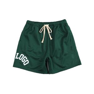 Pantalones Cortos Deportivos Casuales de Poliéster 100% para Hombre, Ecológicos, Transpirables, de Malla, para Gimnasio, Verano, Cintura Media - Product Image 5