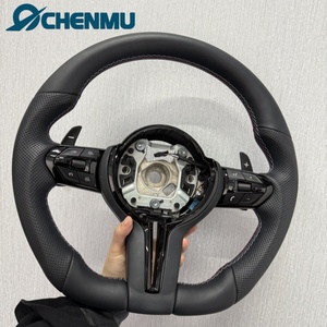 Volant sport en cuir en forme de D pour <span class=keywords><strong>BMW</strong></span> X3 X4 M3 F22 F30 F32 F35 M6 F90 F10 X5 F15 X6 F16, Plug and Play, en stock - Product Image 1