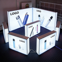 Boîtes lumineuses LED en aluminium durables et étanches fabriquées en Chine, murs rétroéclairés pour salons professionnels, utilisation promotionnelle, différentes tailles